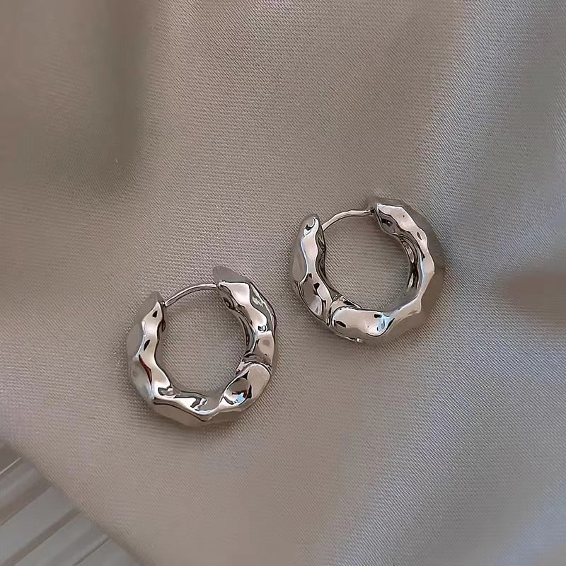 Retro Circle Trendy Light Luxury High-grade Ear Cold Style Earrings