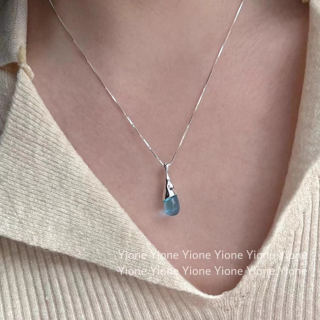 Women's Drop Opal Light Luxury Simple Niche Design Pendants
