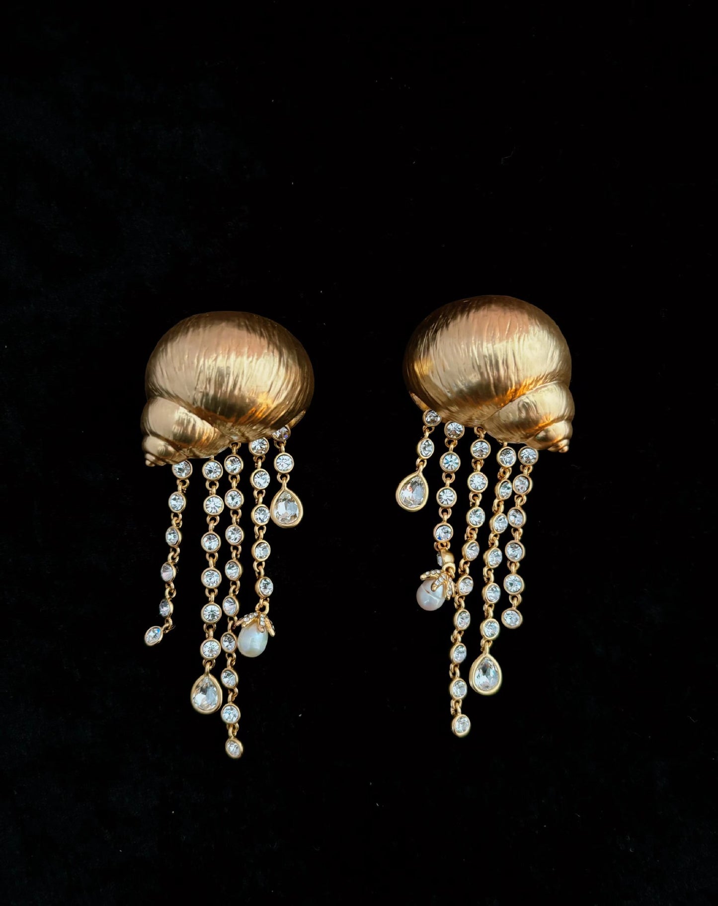 Advanced Model Style Snails Modeling Brass Necklace