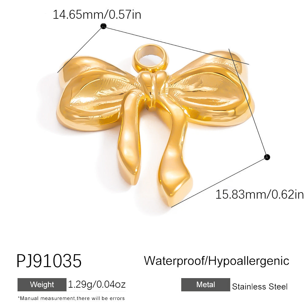 Classy Stylish Stainless Steel Gold-plated Design Jewelry Accessories