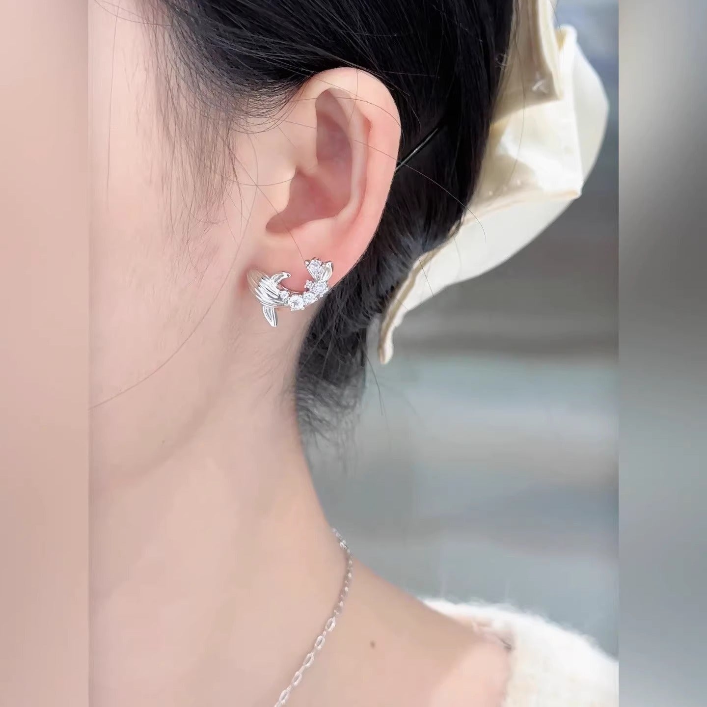 Women's Dancing Whale For Cute Delicate Small Earrings