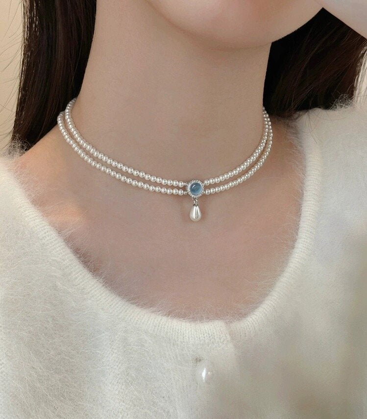 Retro Mori Style Flower Niche Temperament Entry Lux Exquisite Sweet Necklaces