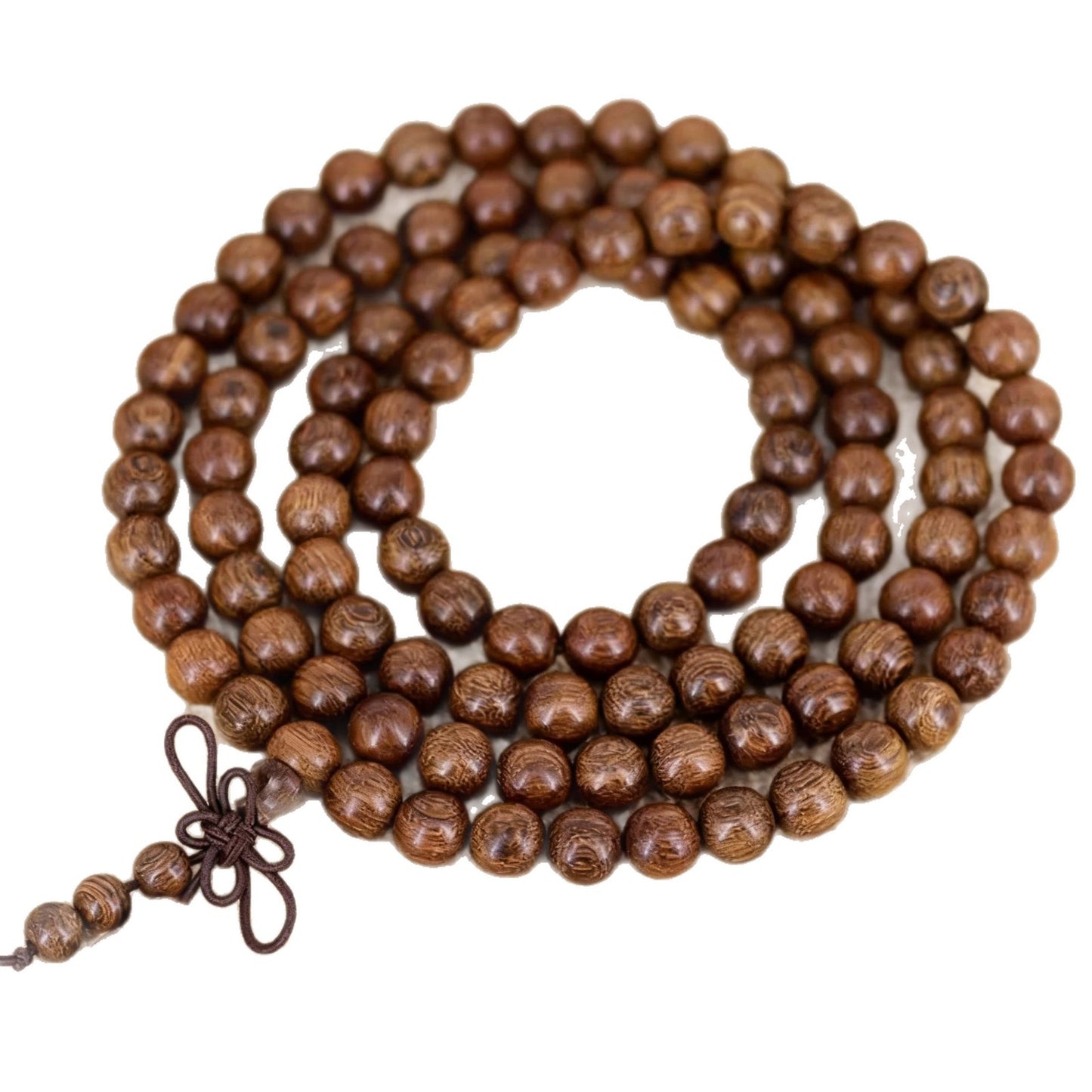 Grain Old Materials Gold Sandalwood Pcs Buddha Beads Unisex Style Bracelet