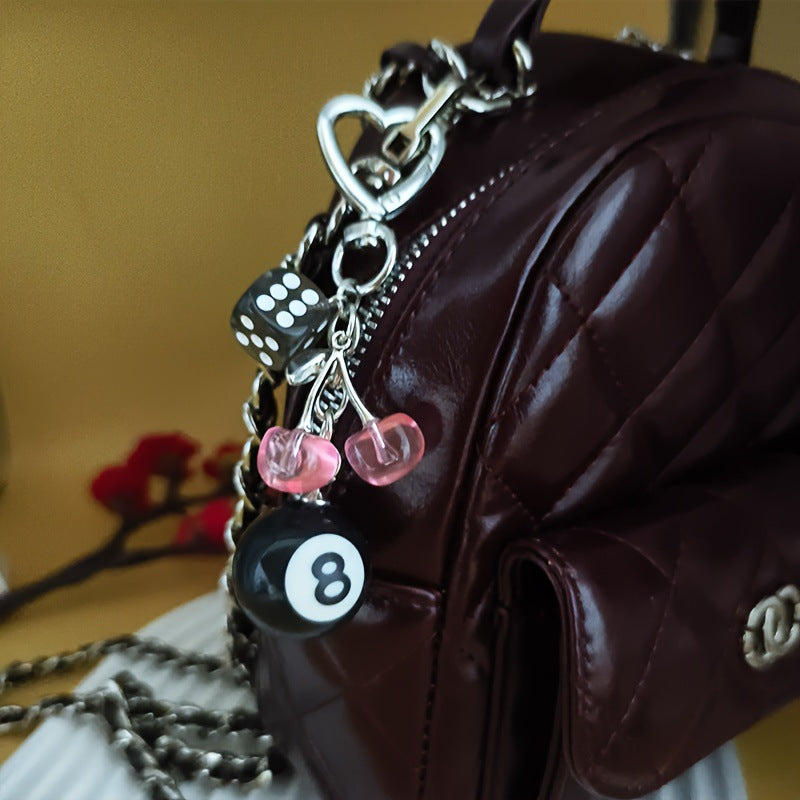 Cherry Billiards Fashion Dice Bag Personalized Hanging Ornaments