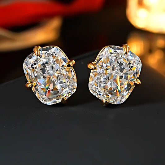 Zircon Minimalist Inlaid Exquisite Affordable Luxury Stud Earrings