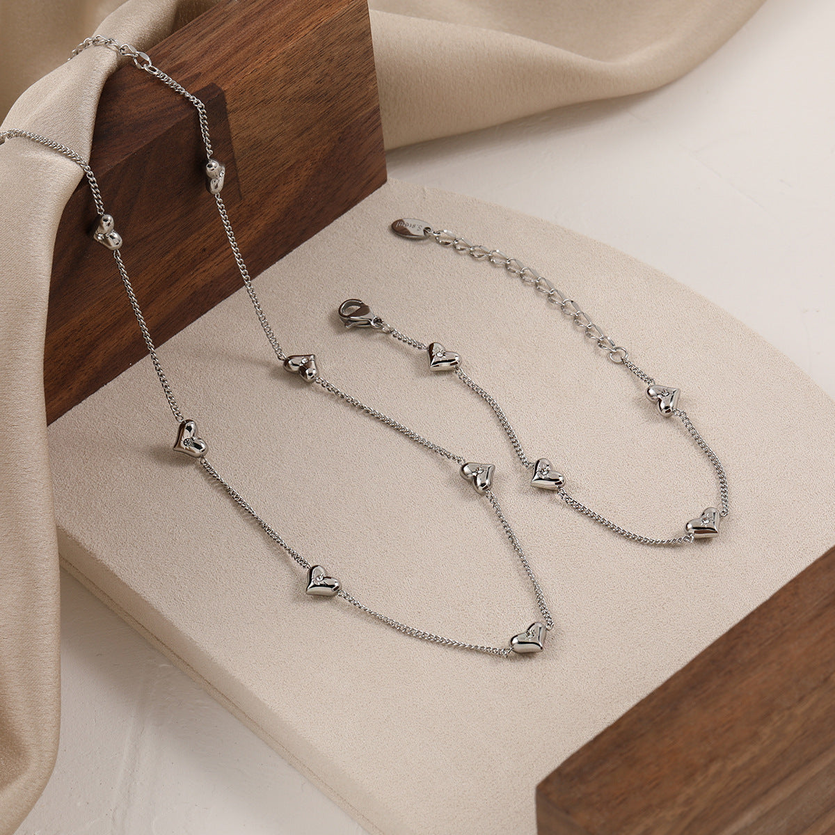 Women's Korean Style Niche Eight Awn Star Love Jewelry Set