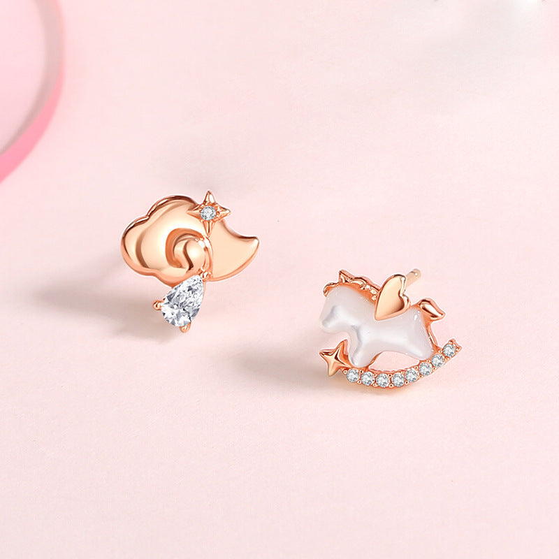 Sterling Sier National Fashion Chinese Zodiac Earrings