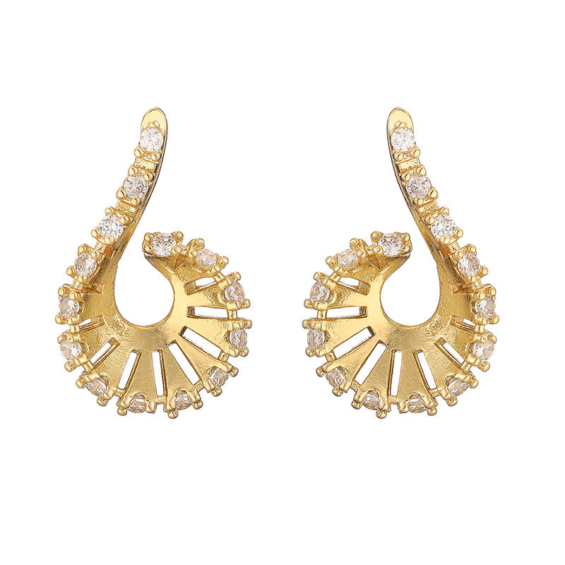 Niche Geometric Irregular Twisted Female Personalized Jewelry Set