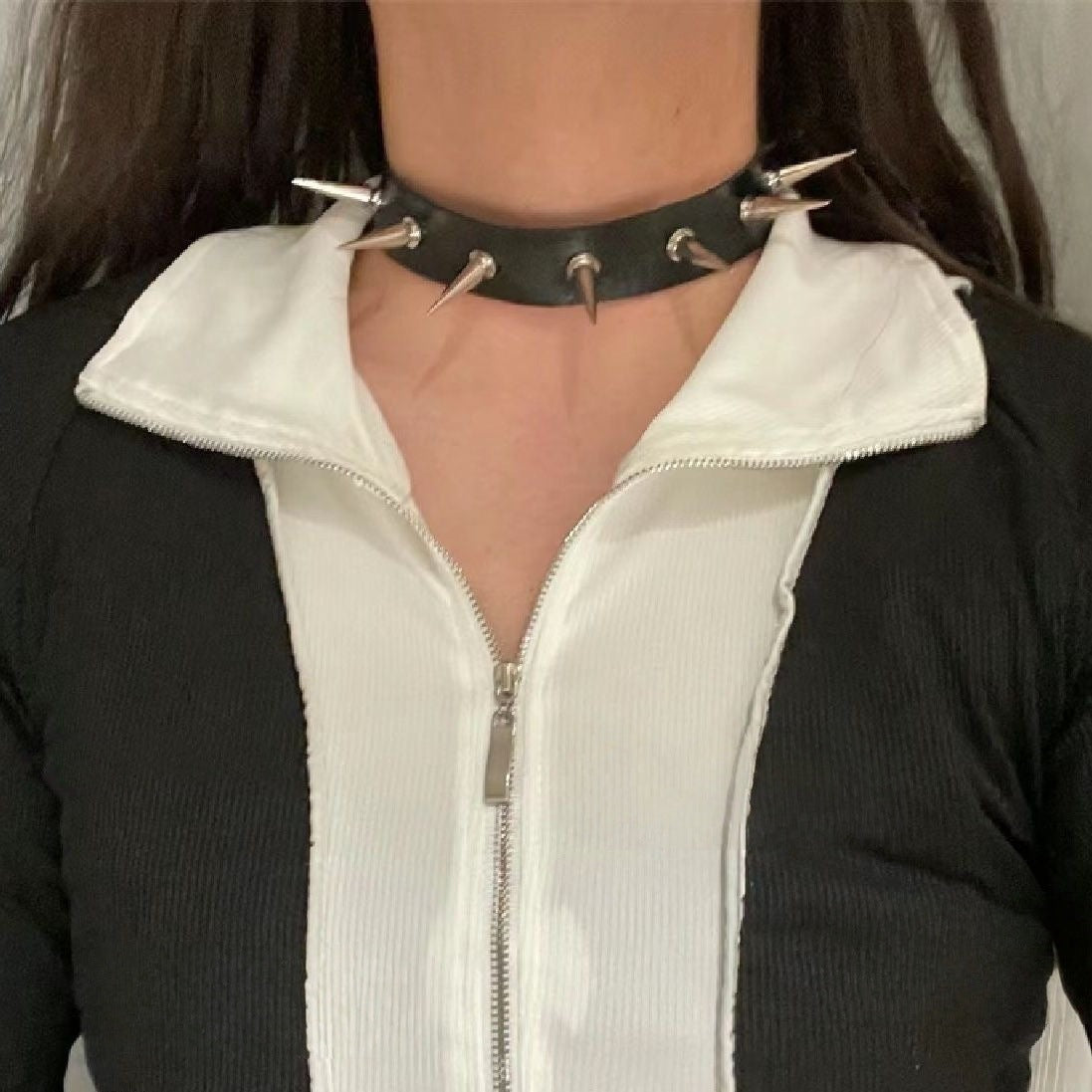 Rivet Punk Nightclub Personality Fashion Ladies Clavicle Collar