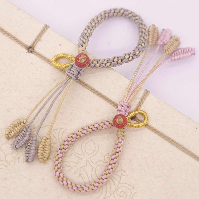 Woven Jin Gang Knot Bag Lanyard Jewelry Accessories