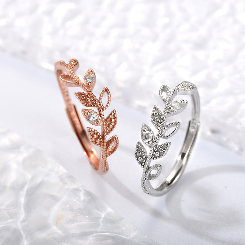 Sterling Sier Niche Design Female Versatile Rings