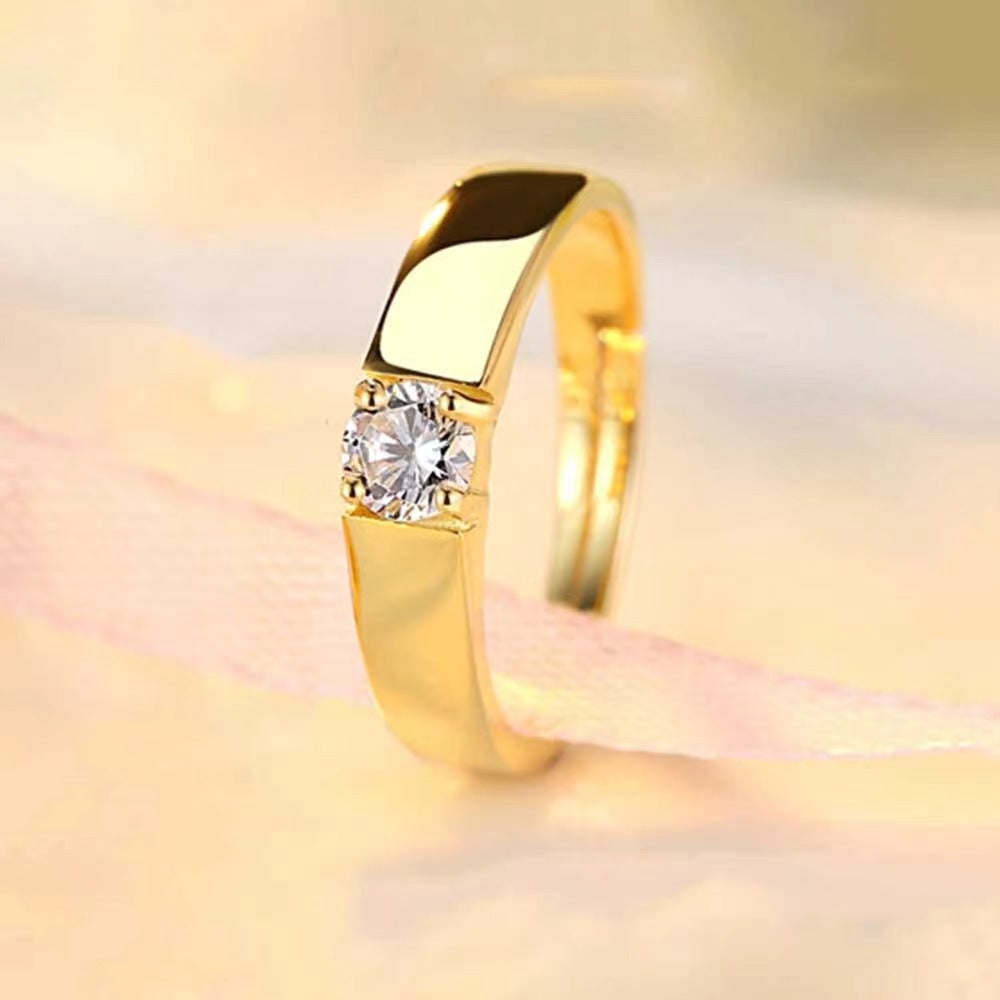 Men's Coronation For Love Couple Wedding Crown Karat Ring