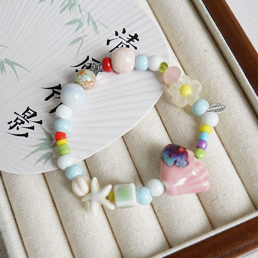 Ceramic Design High-grade Female Sweet Travel Simple Fresh Bracelet