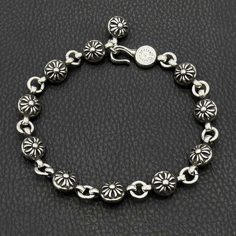 Women's & Men's Fashion Crook Vintage Sword Letter Dice Scout Bracelet