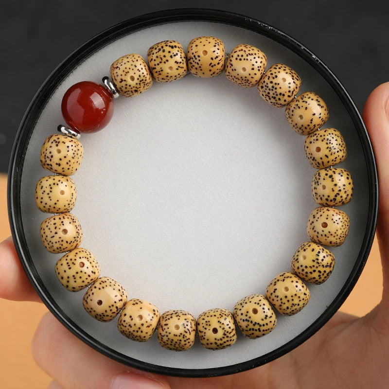January Gold Seed Crafts Buddha Prayer Beads Bracelets