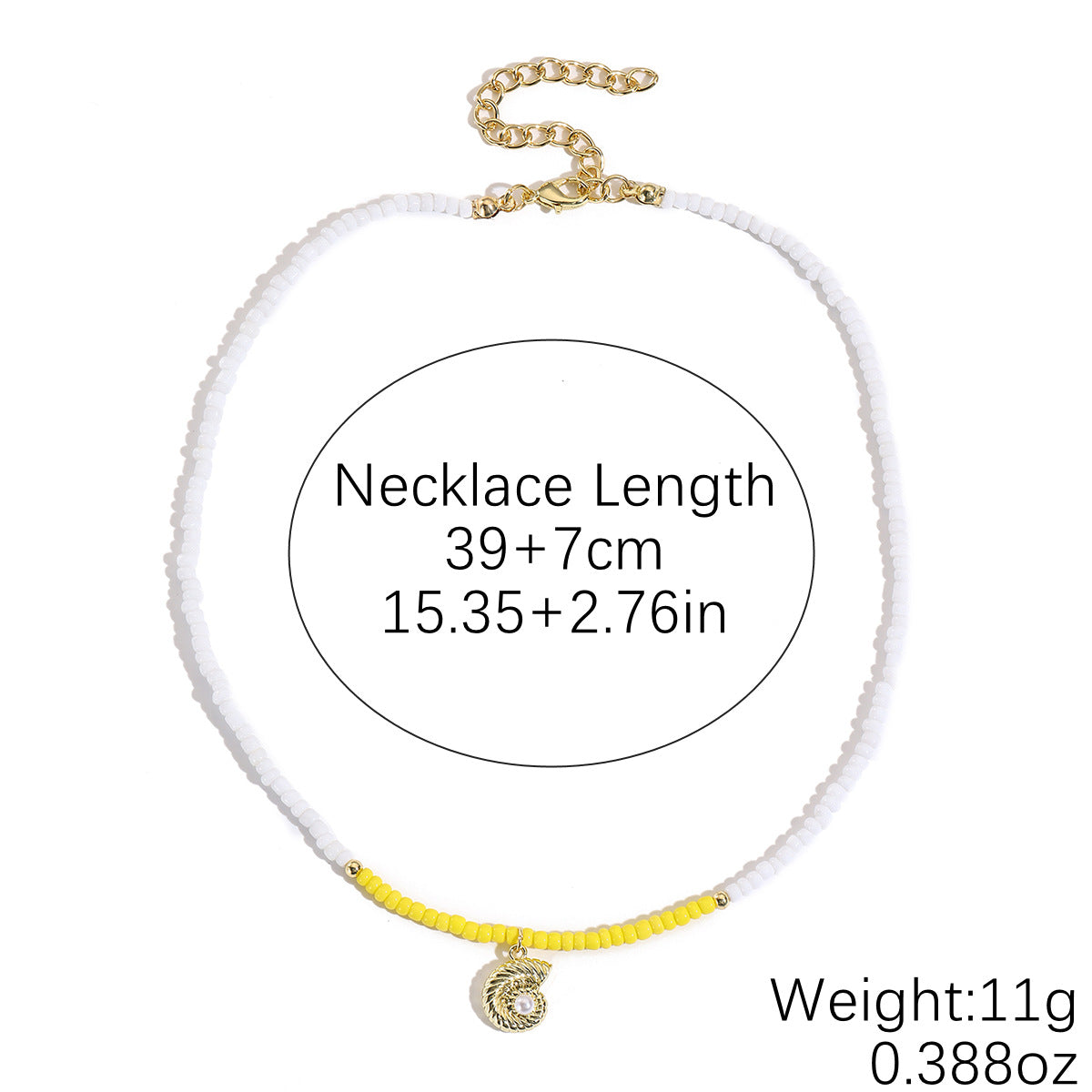 Style Shell Pearl Handmade Beaded Natural Necklace