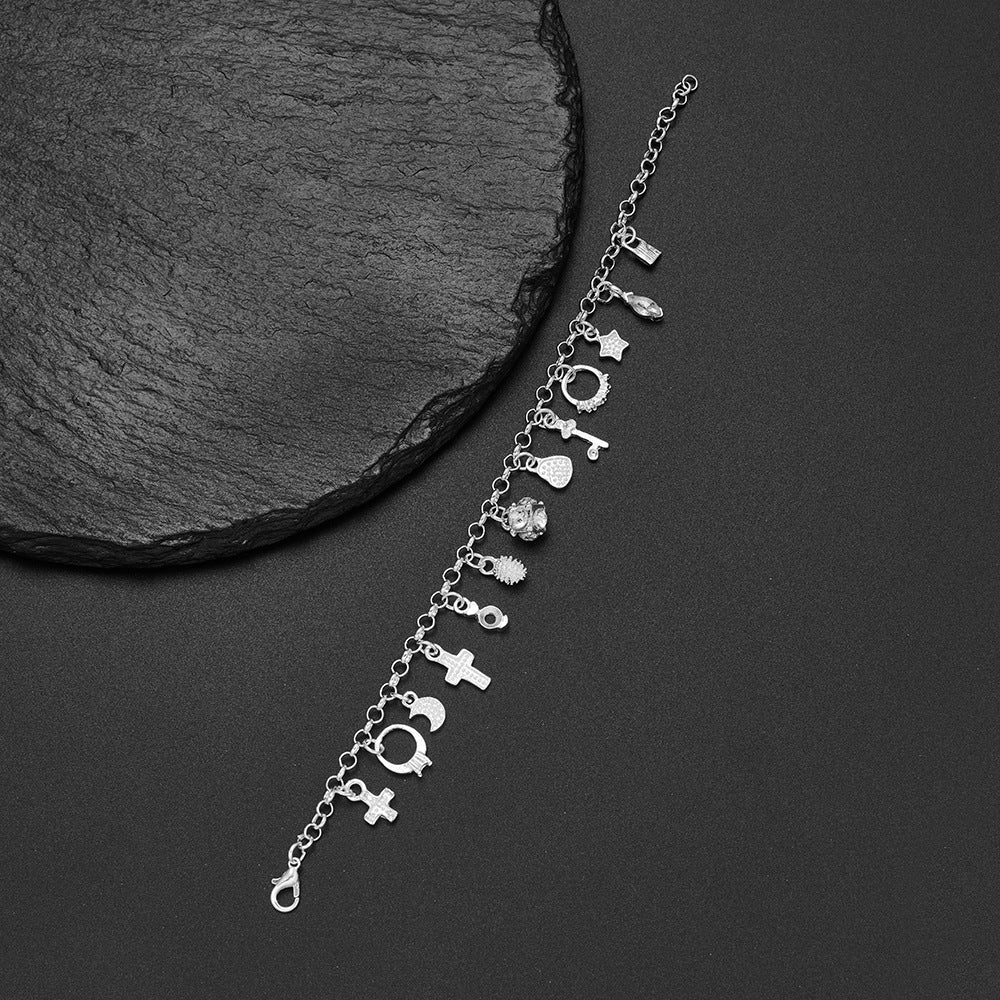 Unique Trendy Slouchy Graceful Fashion Thirteen Bracelet