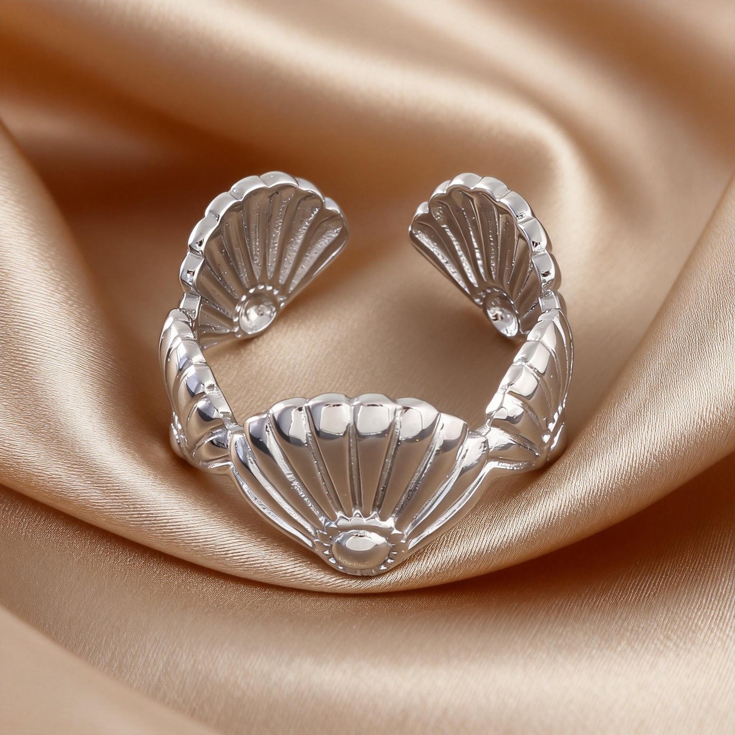 Steel Open-end Niche High-grade Fashion Trend Affordable Luxury Style Ring