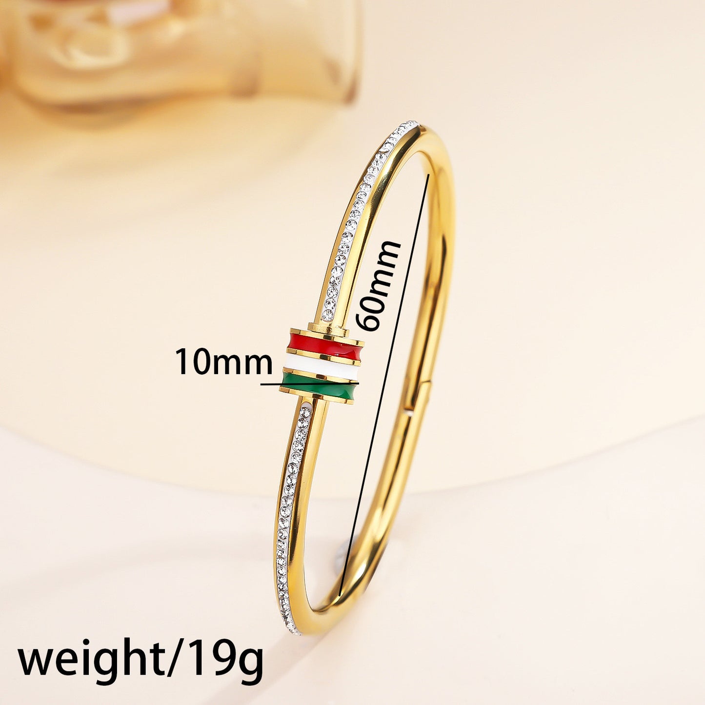 Titanium Steel Stainless Real Gold Furnace Bracelets
