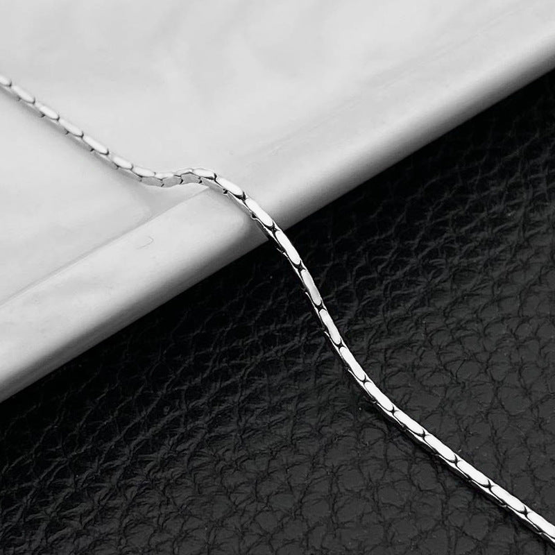 Titanium Steel Cross Hammer Square Chain Korean Bracelet