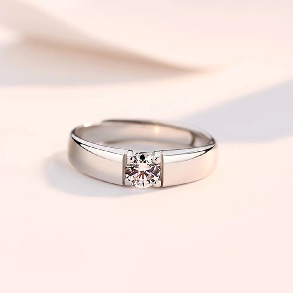 Men's Coronation For Love Couple Wedding Crown Karat Ring