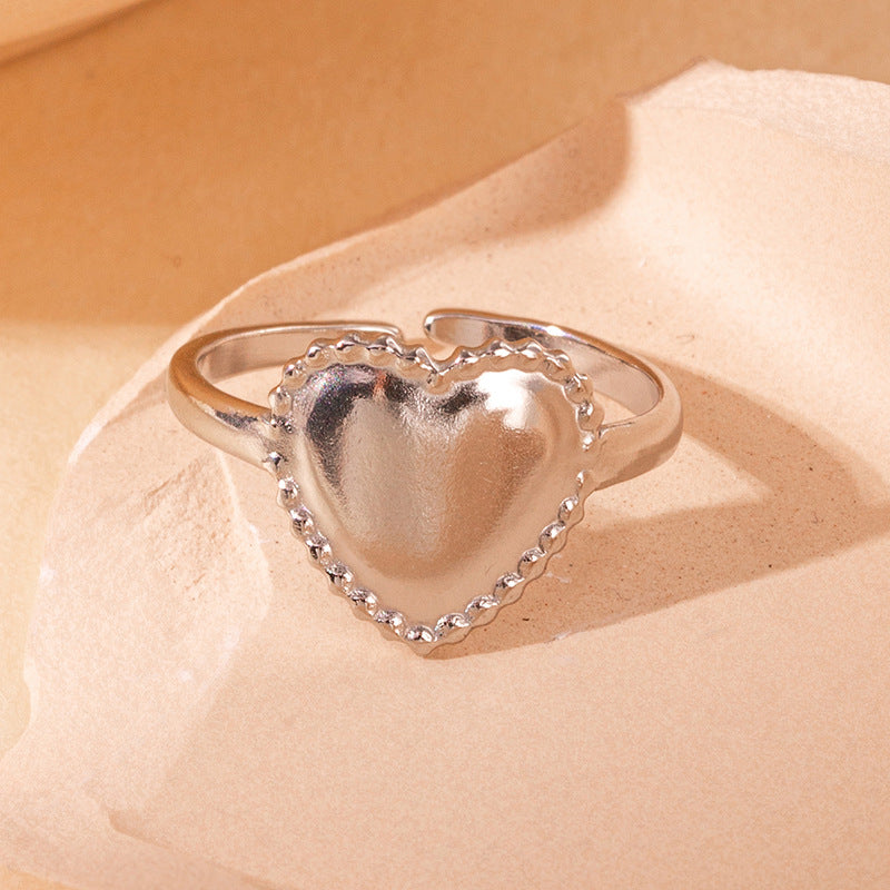 Steel Fashion Snake Simple Little Finger Rings