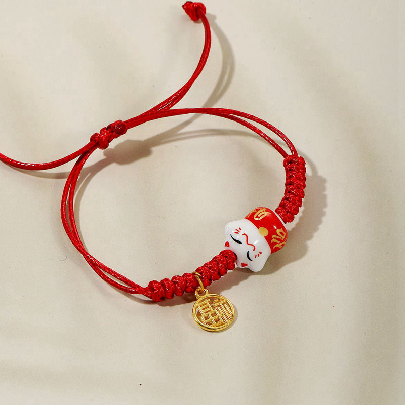 Ceramic Ornament Ethnic Simple Personality Woven Bracelets