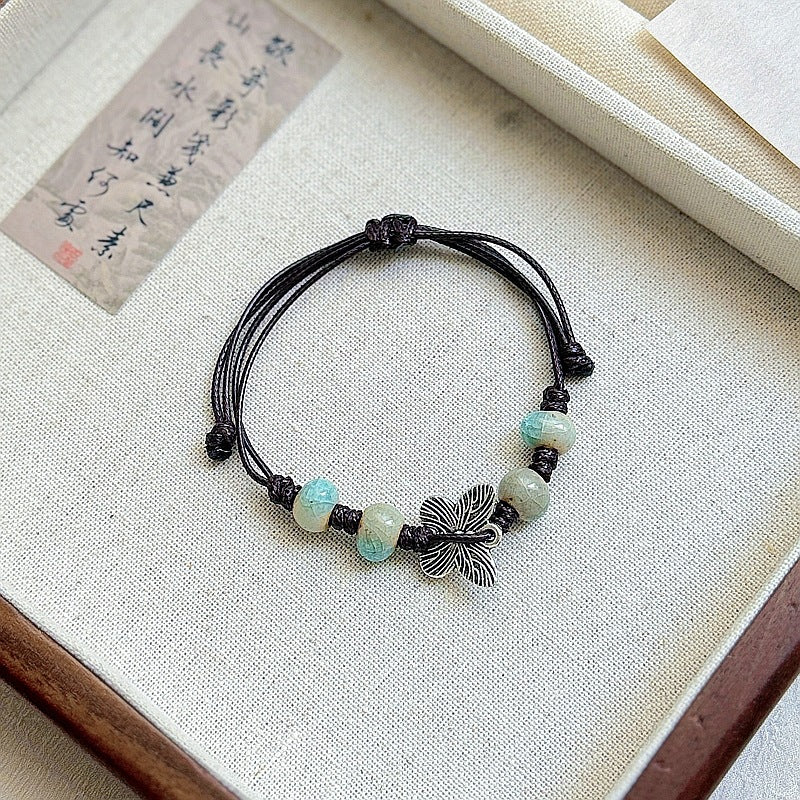 Retro Ethnic Style Artistic Idyllic Woven Butterfly Bracelets