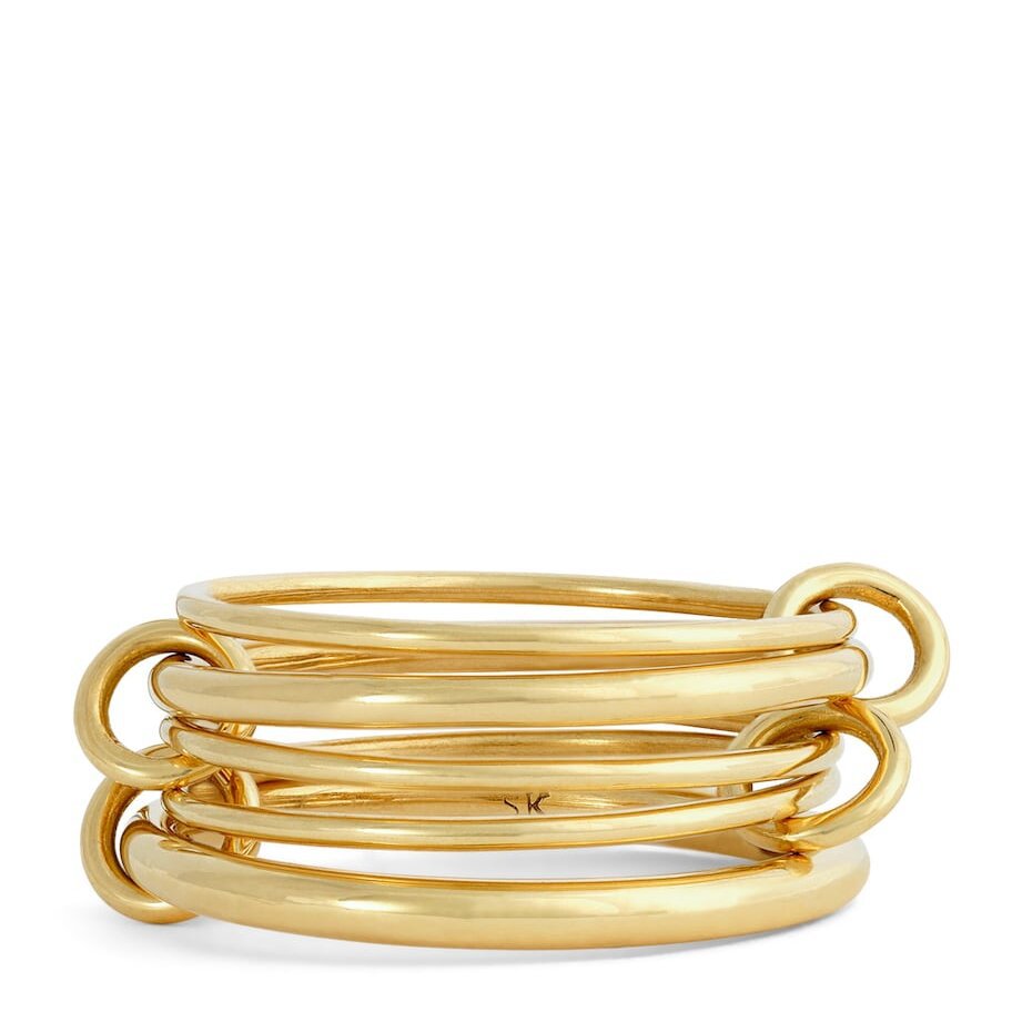 Gold Color Matching Zircon Versatile Creative Rings