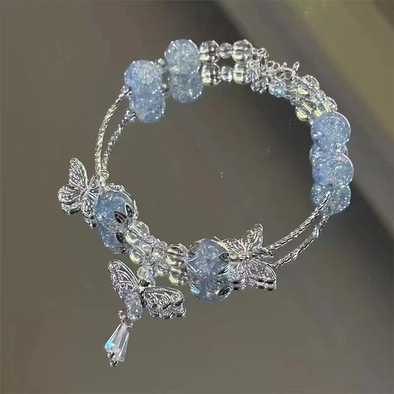 Sweet Mori Butterfly Female Niche Design Bracelet