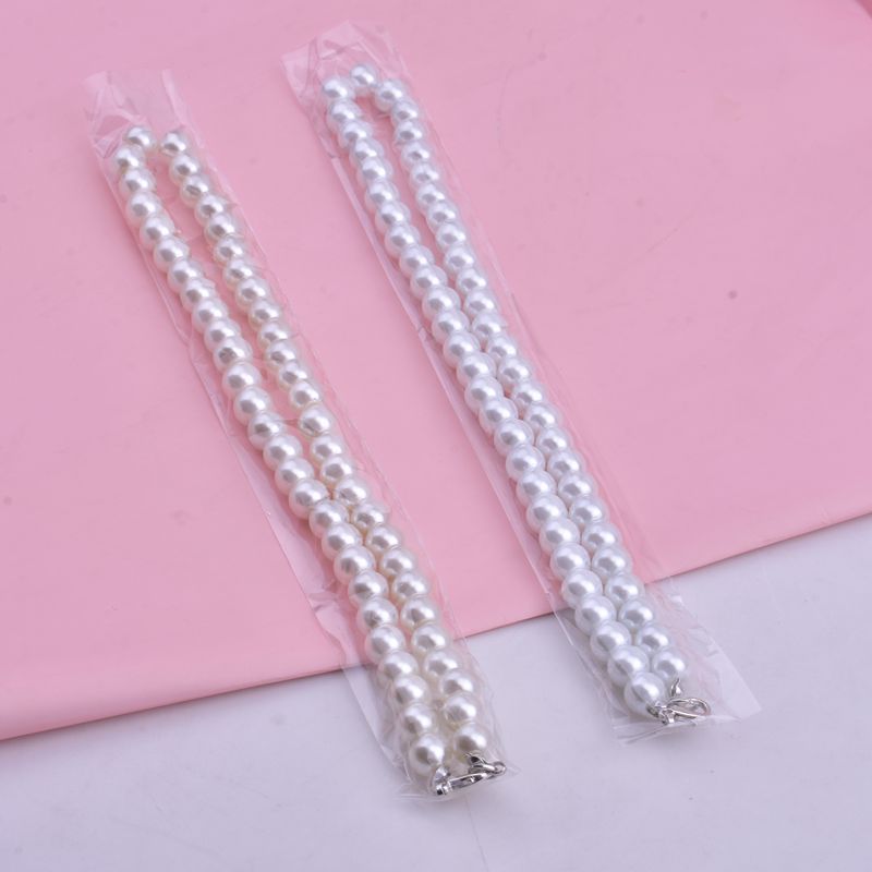 Women's Pearl Short Simple Clavicle Chain 2 Necklace