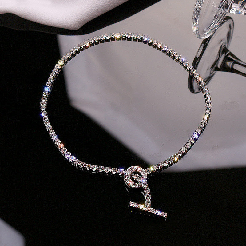 Flash Buckle Claw Chain Female Niche Design Necklace