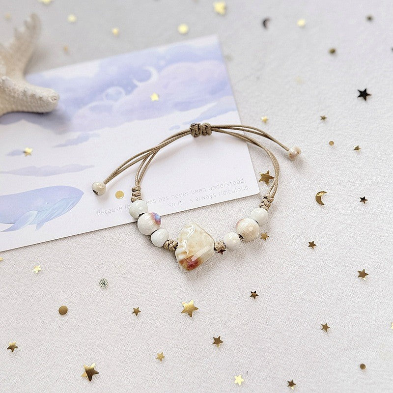 Ceramic Design High-grade Female Sweet Travel Simple Fresh Bracelet