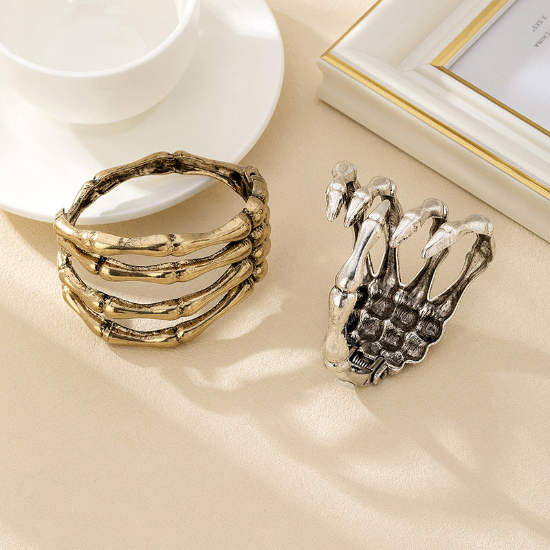 Women's Hollow Ghost Hand Vintage Skull Bracelets