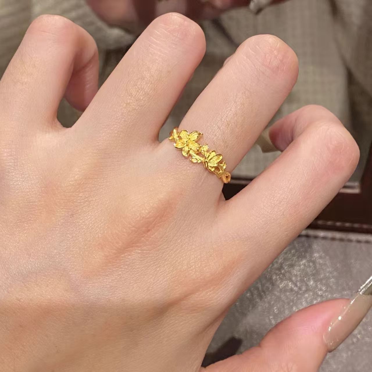 Love Of Butterfly Vintage Gold High-grade Rings