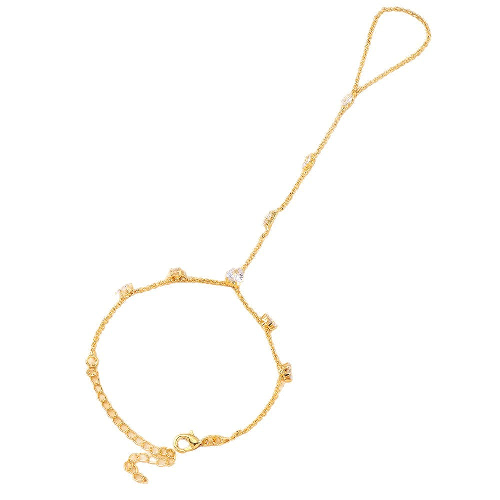 Women's Diamond Light Luxury Simple Trendy Super Flash Bracelet