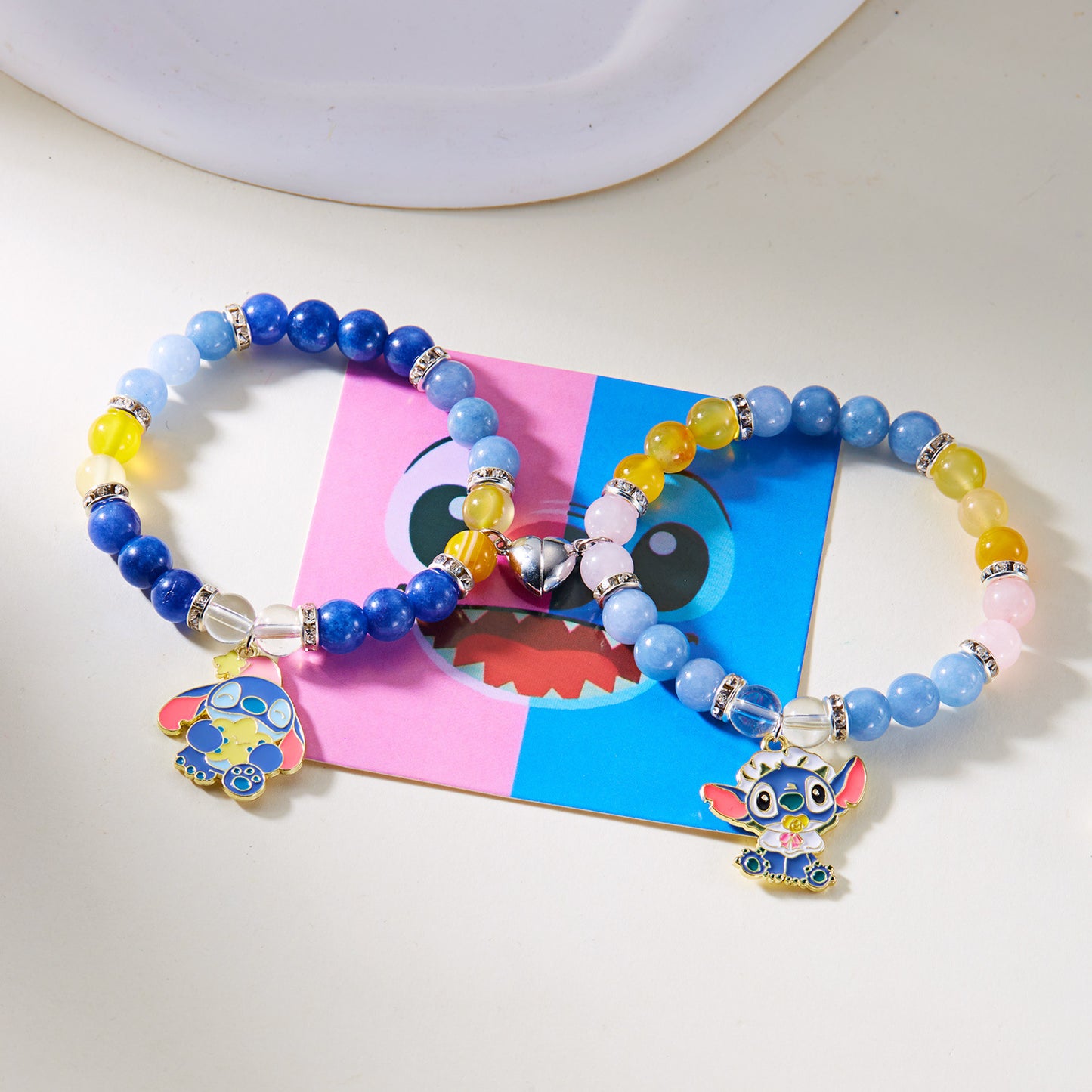 Stitch Couple Fashion One Pair Of Bracelets