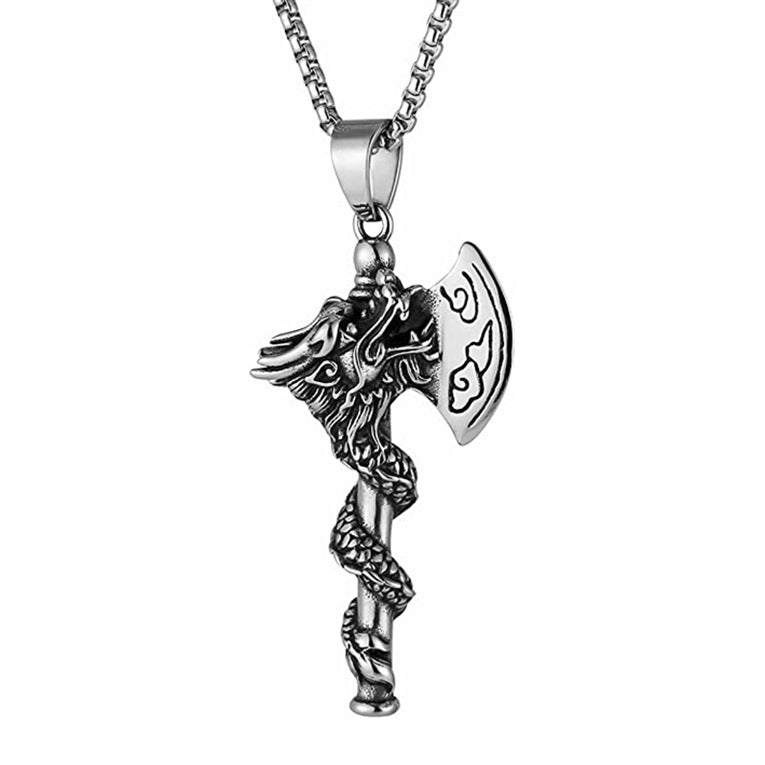 Men's Trendy Unique Little Shark Stainless Steel Necklaces