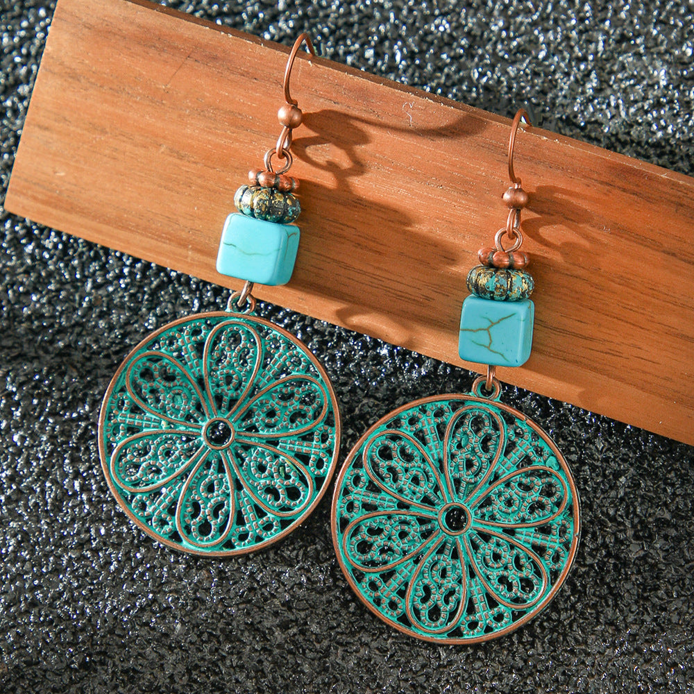 Attractive Antique Bohemian Ethnic Style Handmade Earrings