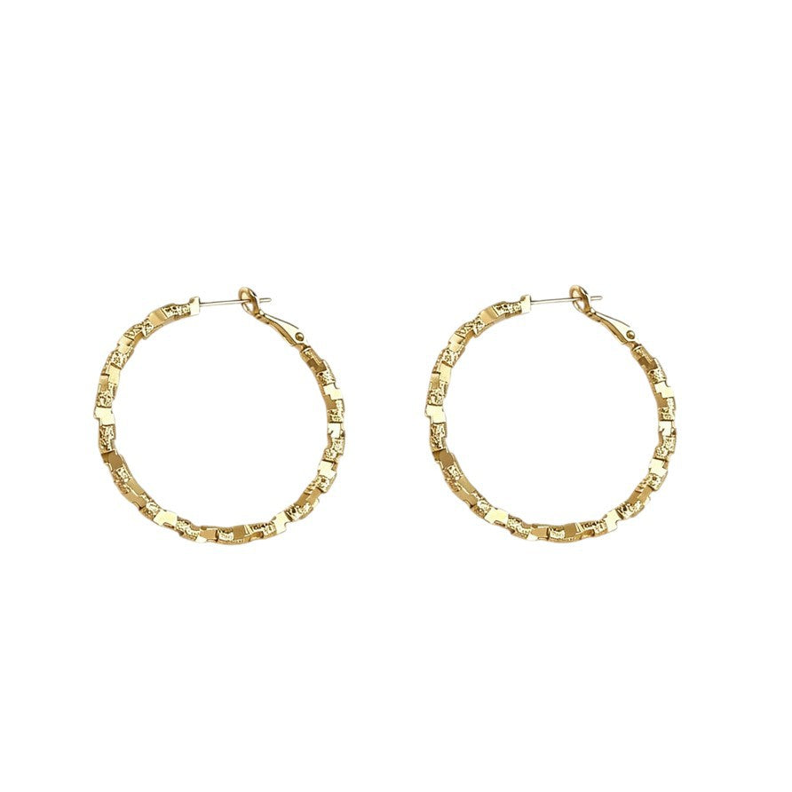 Commuter Small Pieces Of Sier Ear Fashion Temperament Simple Metal Bracelets