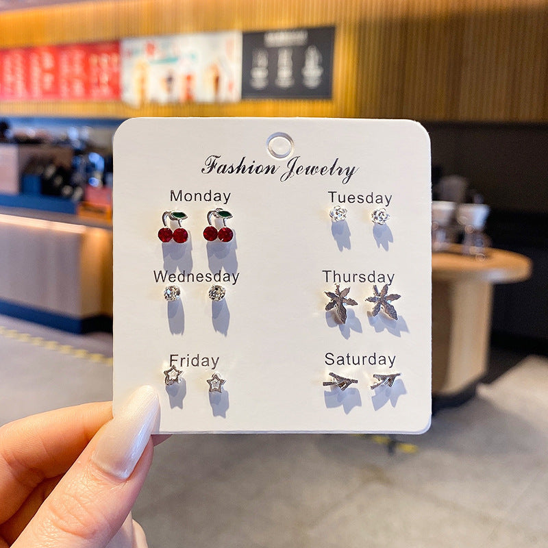 Women's Bone Niche Clips Light Luxury Elegant Stud Earrings