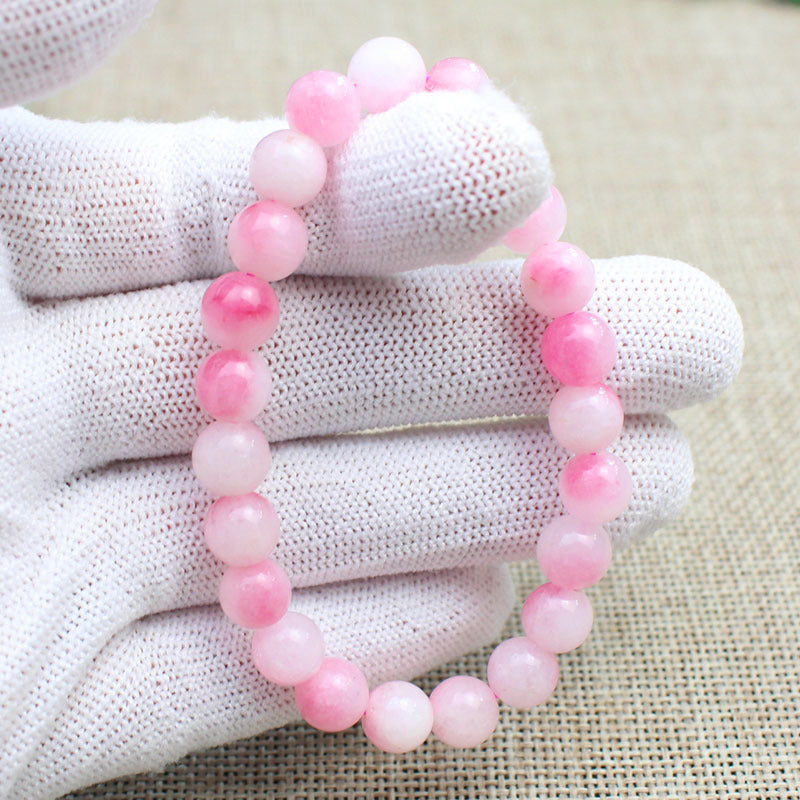 Men's Chalcedony Crystal Single Circle For Ethnic Bracelets