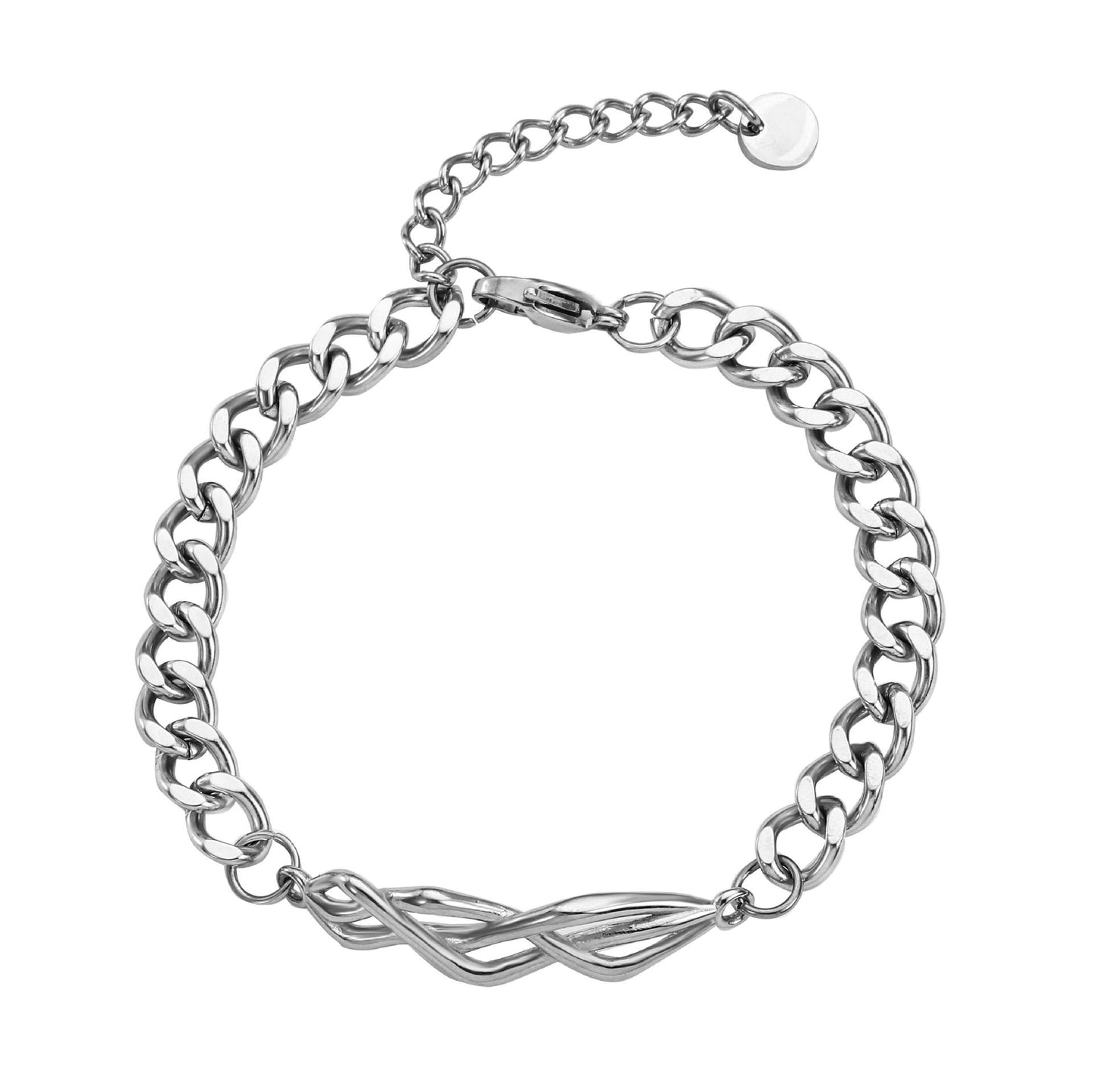 Women's & Men's Fashion Titanium Steel Thorn Hip Hop Bracelets