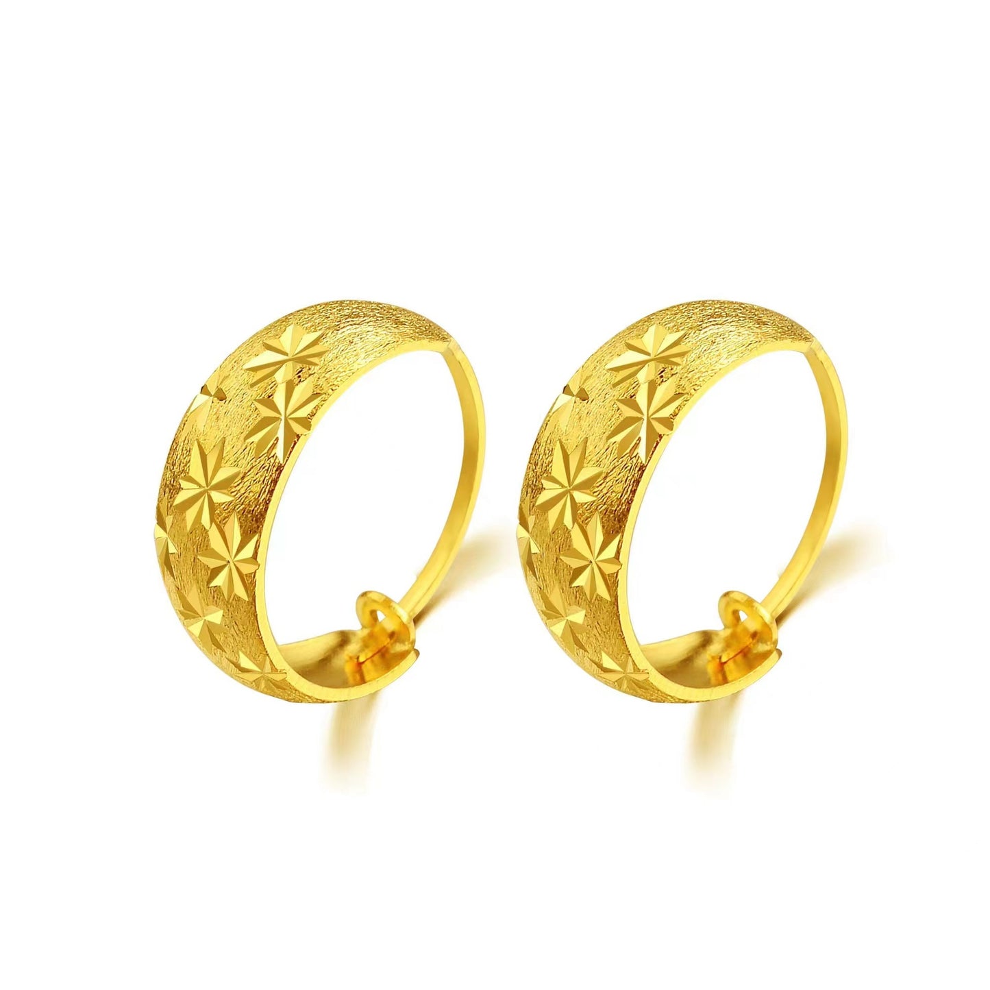 Women's Alluvial Gold Starry Light Luxury High-grade Design Sense Rings