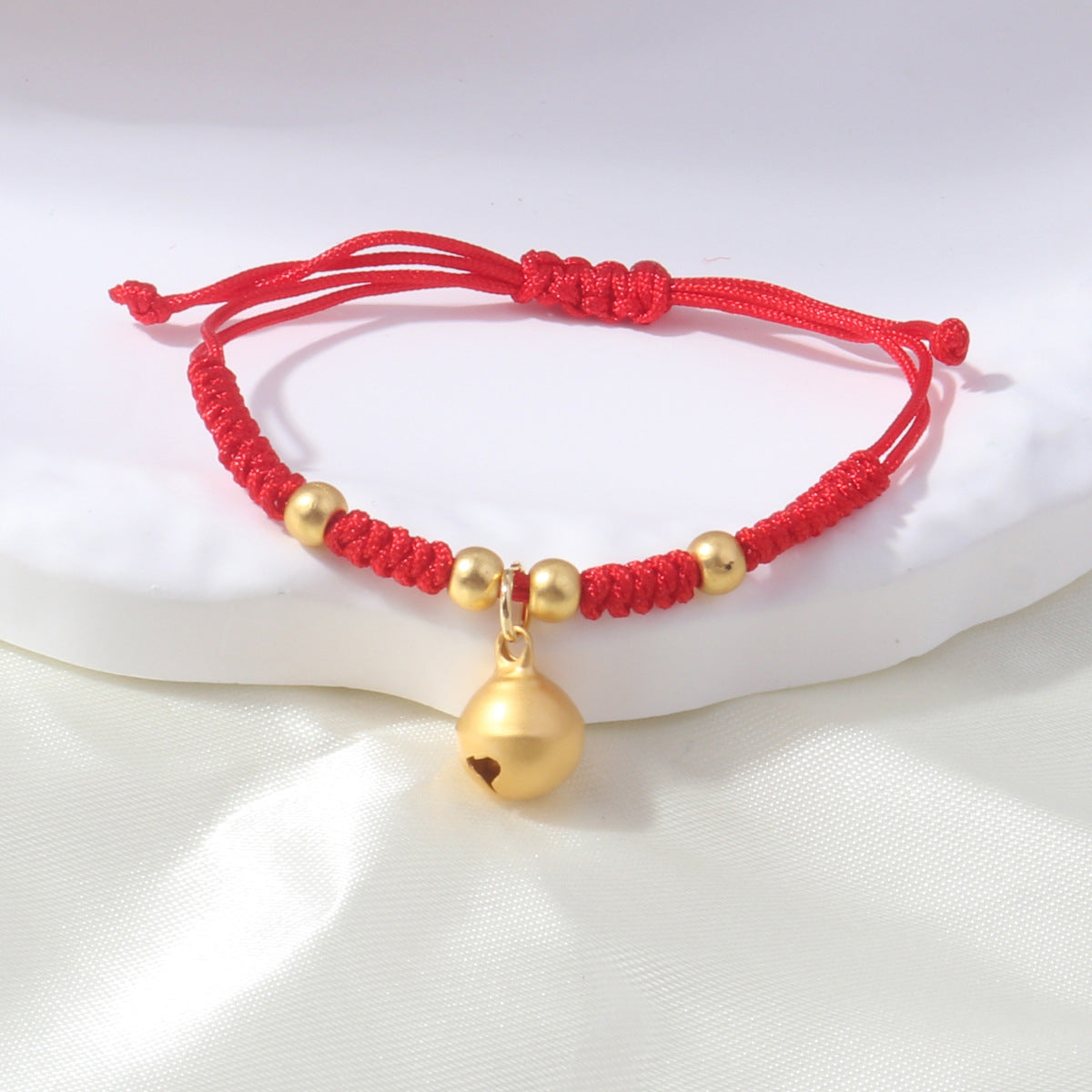 Braided Red Rope Auspicious Language Butterfly Fortune Cat Safe Joy Bracelets