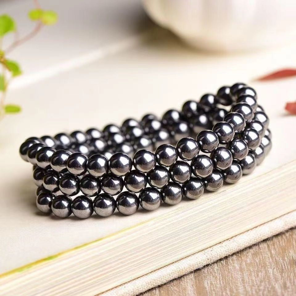 Slouchy Magnet Manual Hematite Energy Stone Necklaces