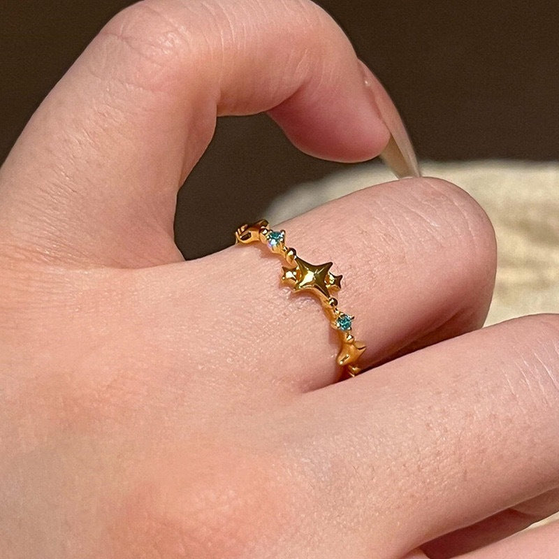 Female Opening Adjustable Design Simple High Ring