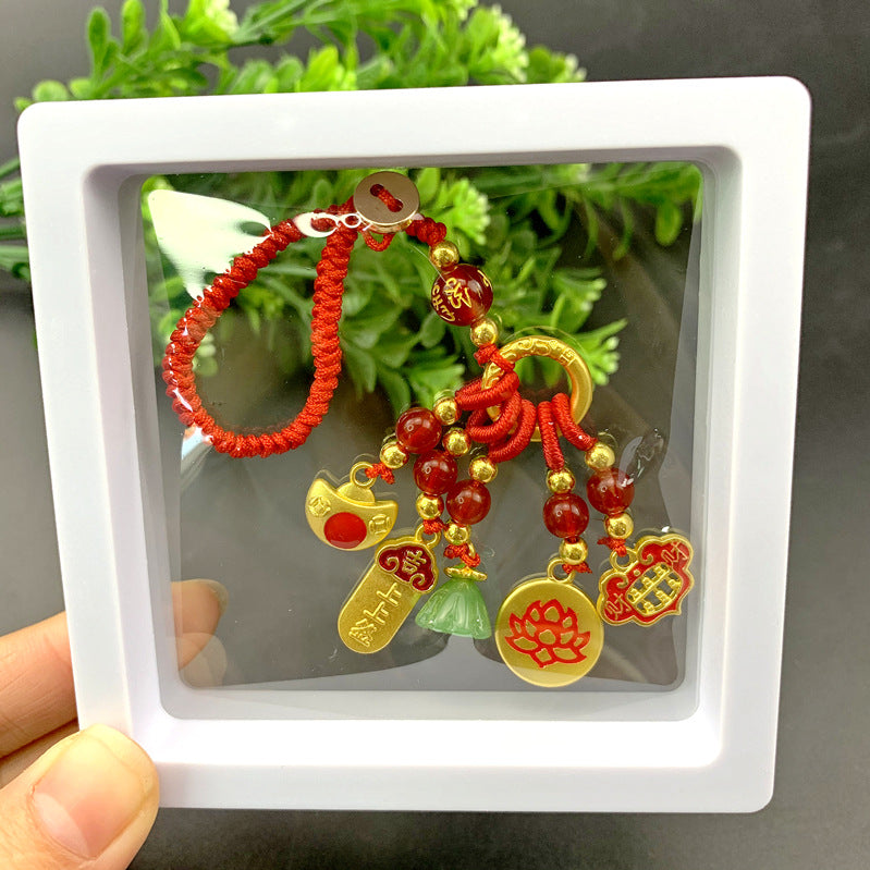 Copper Couple National Fashion Enamel Dripping Oil Hanging Ornaments