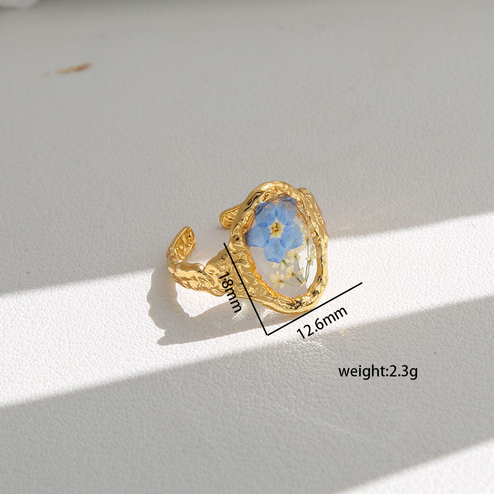 Opening Design Adjustable Niche Stainless Steel Ring