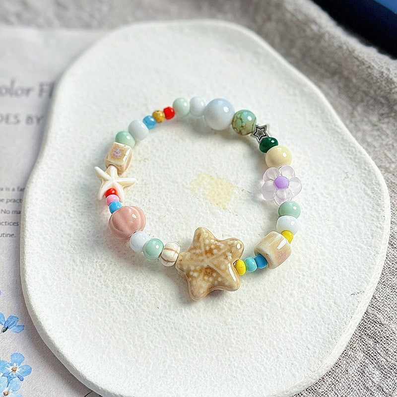 Ceramic Design High-grade Female Sweet Travel Simple Fresh Bracelet
